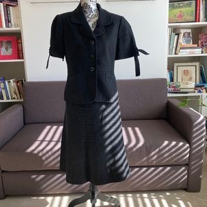 Kasper Burlap Skirt Suit